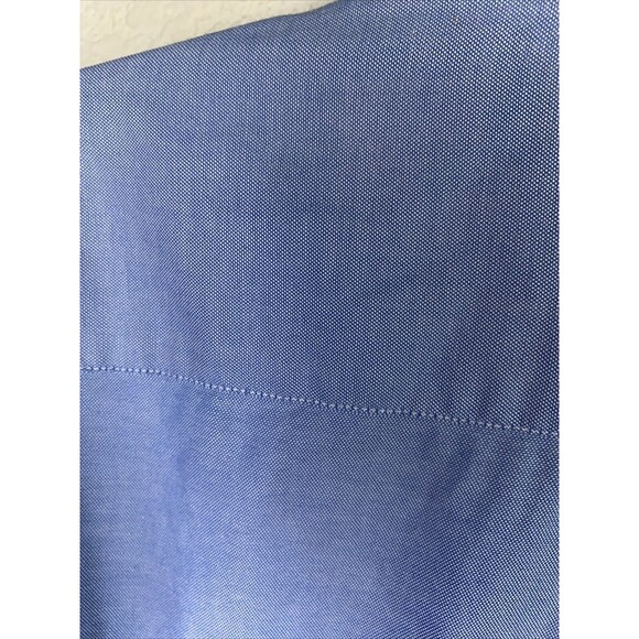 Tommy Hilfiger Dress Mens Blue Button Long Sleeve Shirt Small Check 90s L - Picture 10 of 11